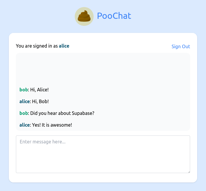 Poo Chat