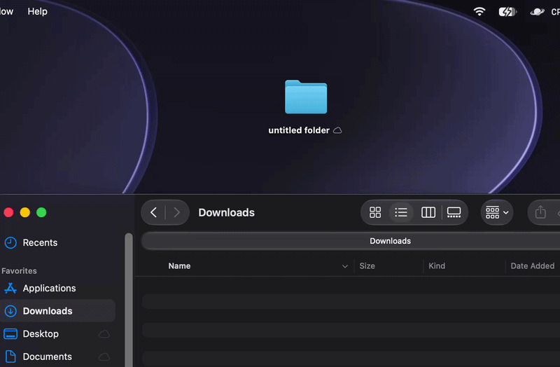 Recortar e colar arquivos no Finder