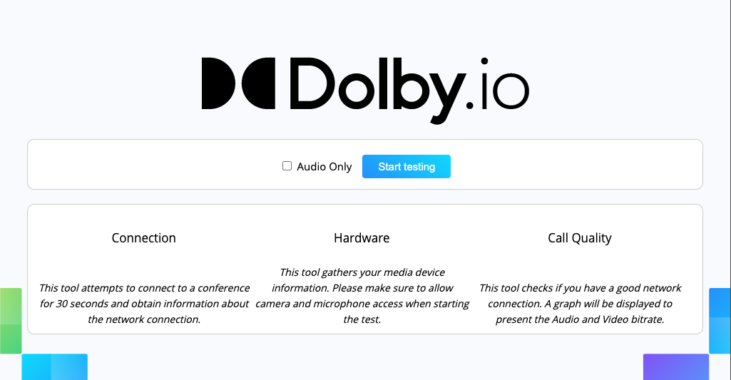 Dolby.io logo