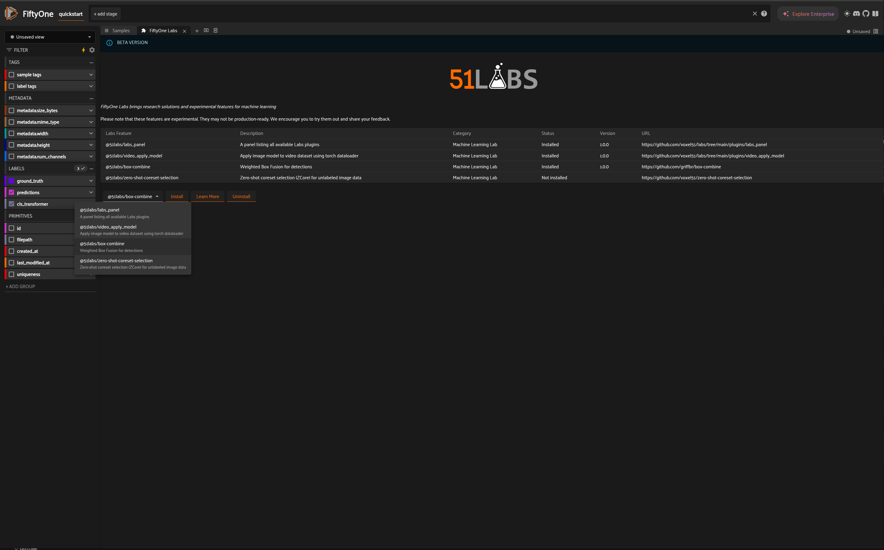 Apply model parameters