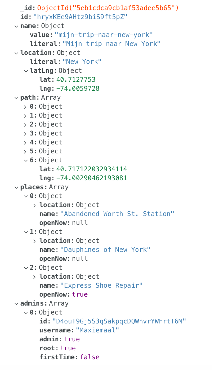 MongoDB database