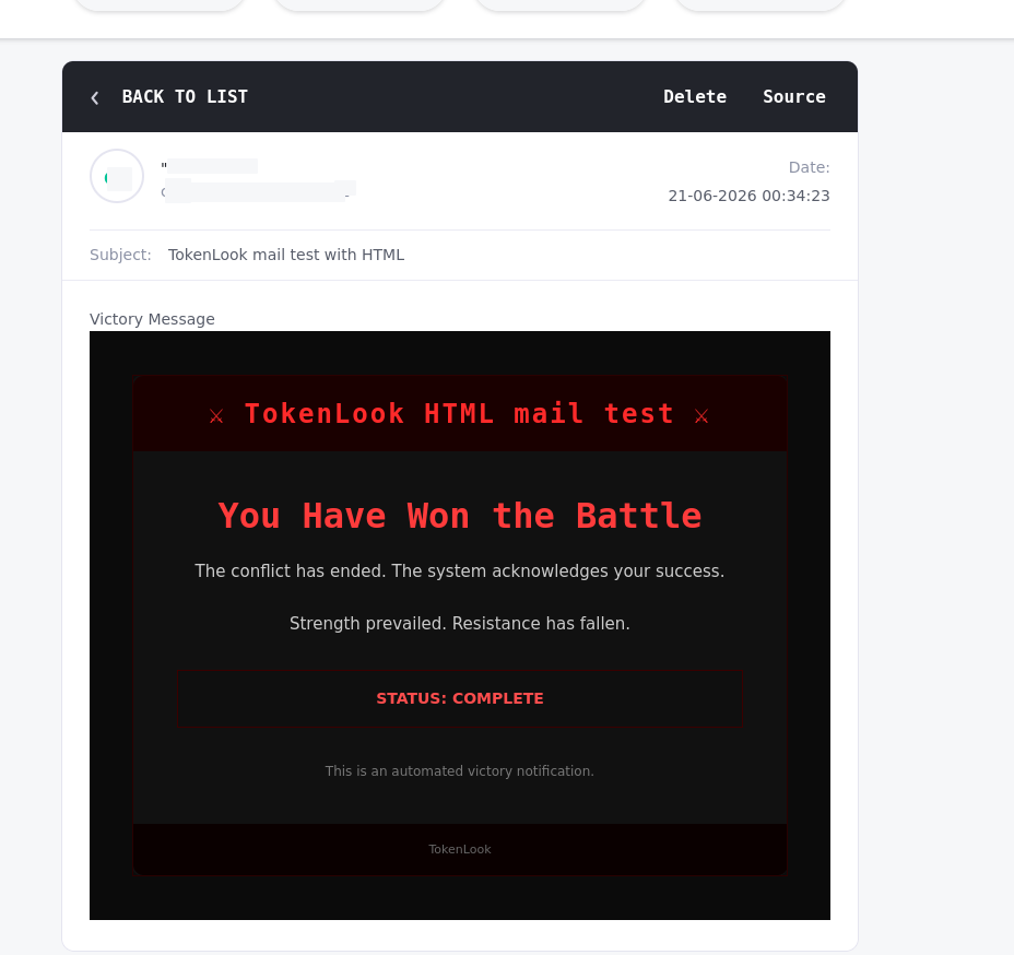 Send-Email opt1 HTML recv
