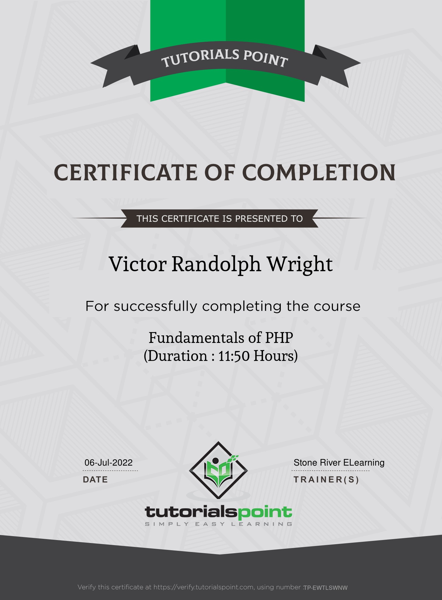 PHP Certificate