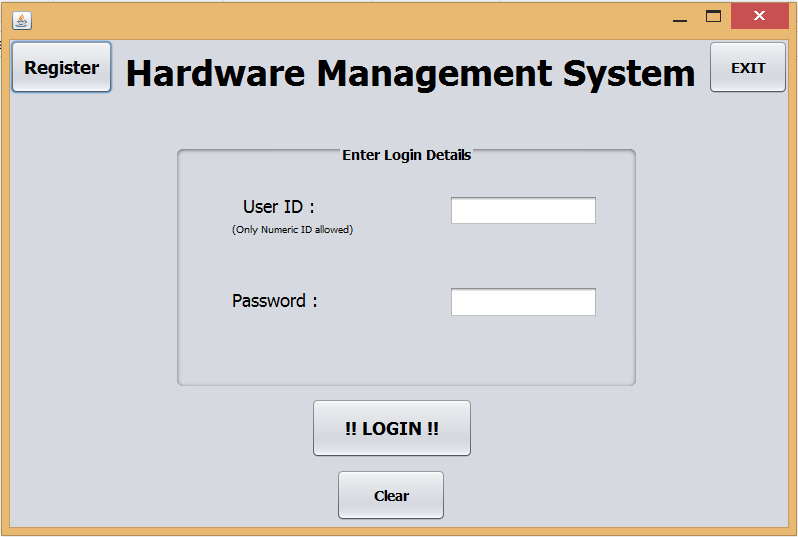 Login Window
