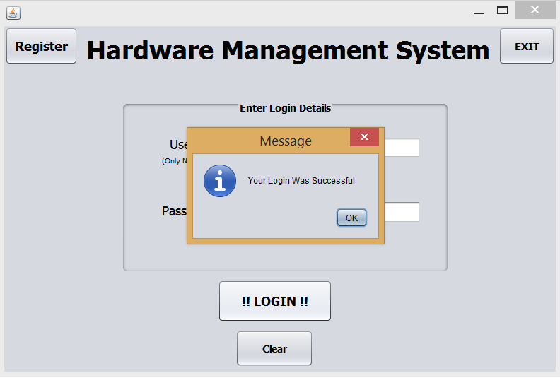 Successful Login