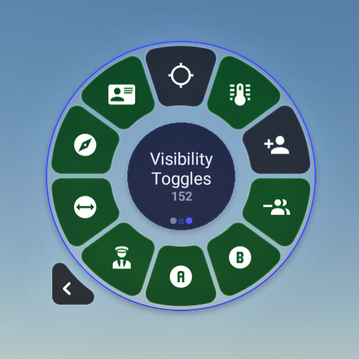 Visibility Toggles Wheel