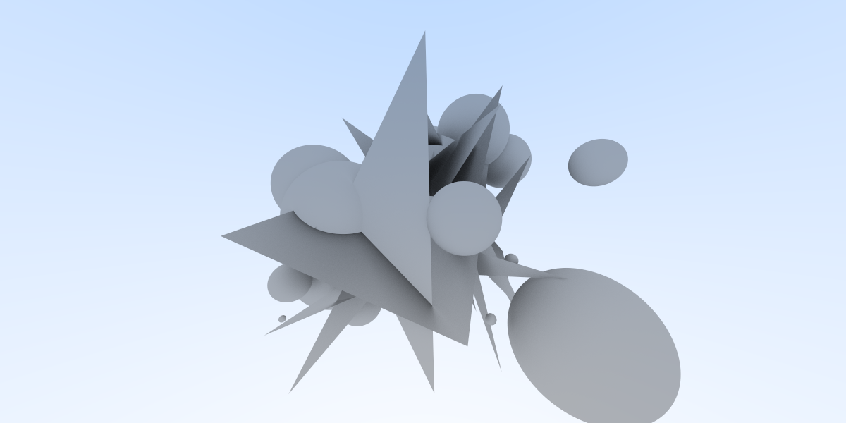 Visualizing Ambient Occlusion - Random spheres and triangles