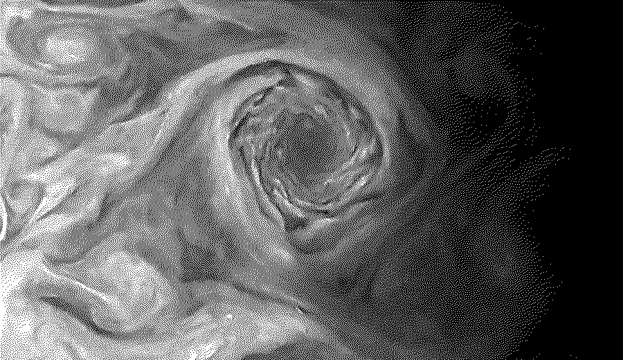 Dithered Jupiter storm