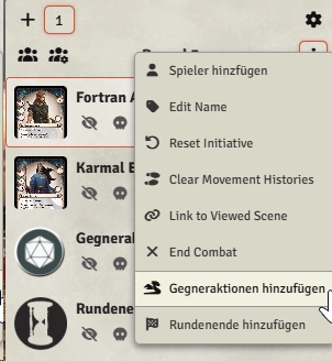 Combat tracker