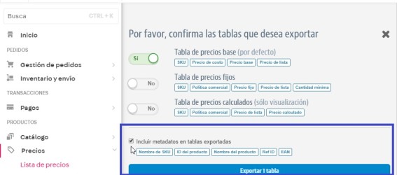 {"base64":"  ","img":{"width":567,"height":250,"type":"jpg","mime":"image/jpeg","wUnits":"px","hUnits":"px","length":26310,"url":"https://raw.githubusercontent.com/vtexdocs/help-center-content/refs/heads/main/docs/es/tutorials/precios/lista-de-precios/como-incluir-metadatos-al-exportar-plantilla-de-precios_2.png"}}