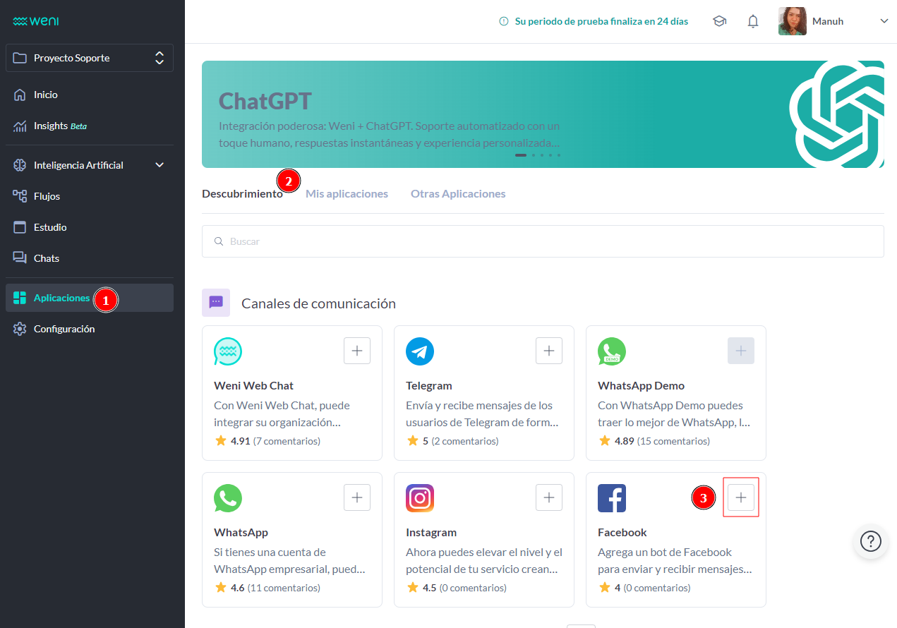 {"base64":" ","img":{"width":1271,"height":890,"type":"png","mime":"image/png","wUnits":"px","hUnits":"px","length":161125,"url":"https://raw.githubusercontent.com/vtexdocs/help-center-content/refs/heads/main/docs/es/tutorials/weni-by-vtex/integraciones/como-crear-un-canal-en-facebook_1.png"}}