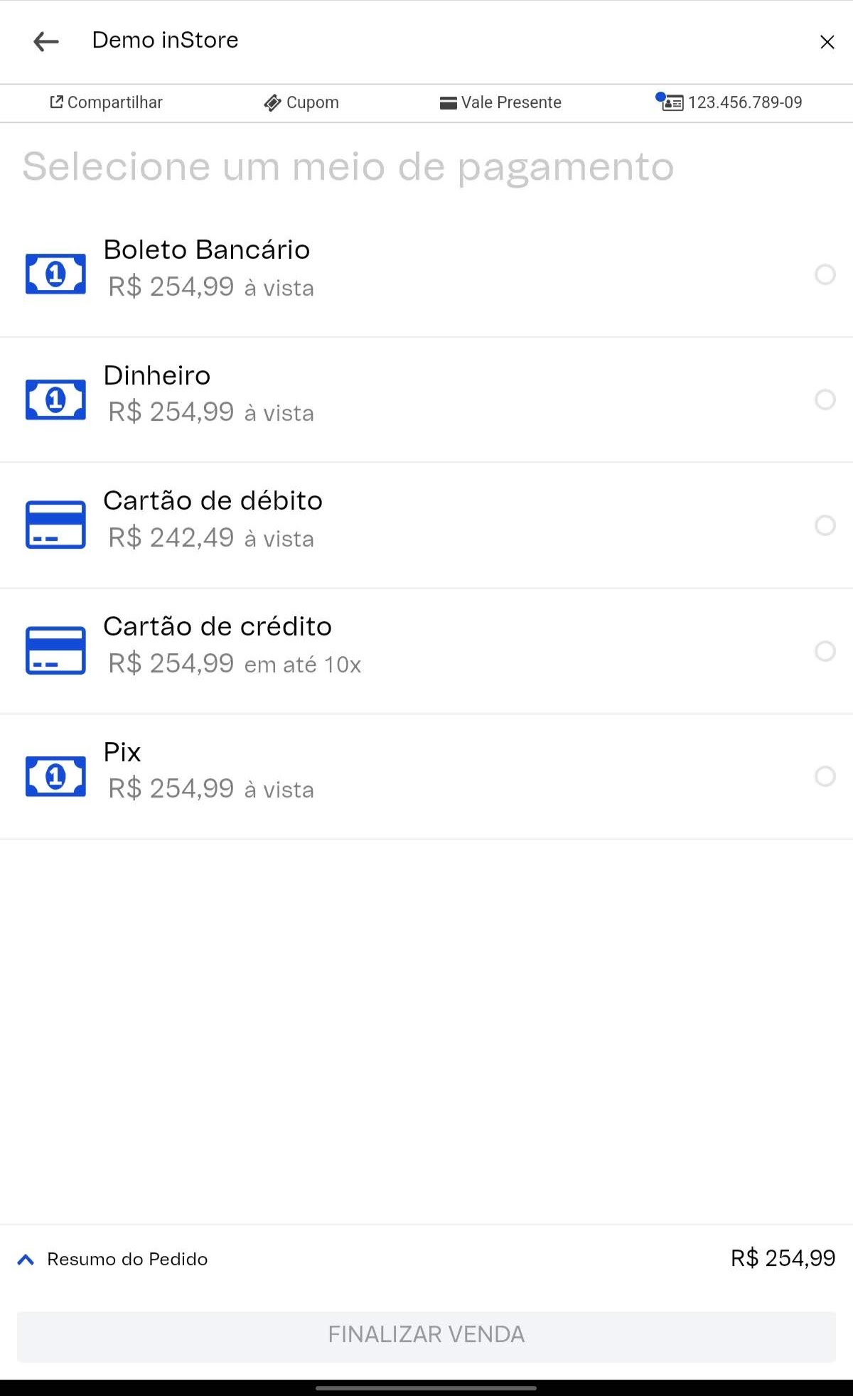 {"base64":" ","img":{"width":1200,"height":1964,"type":"jpg","mime":"image/jpeg","wUnits":"px","hUnits":"px","orientation":1,"length":127387,"url":"https://raw.githubusercontent.com/vtexdocs/help-center-content/refs/heads/main/docs/pt/tracks/omnichannel/instore-usando-o-app/pagamento_1.jpg"}}
