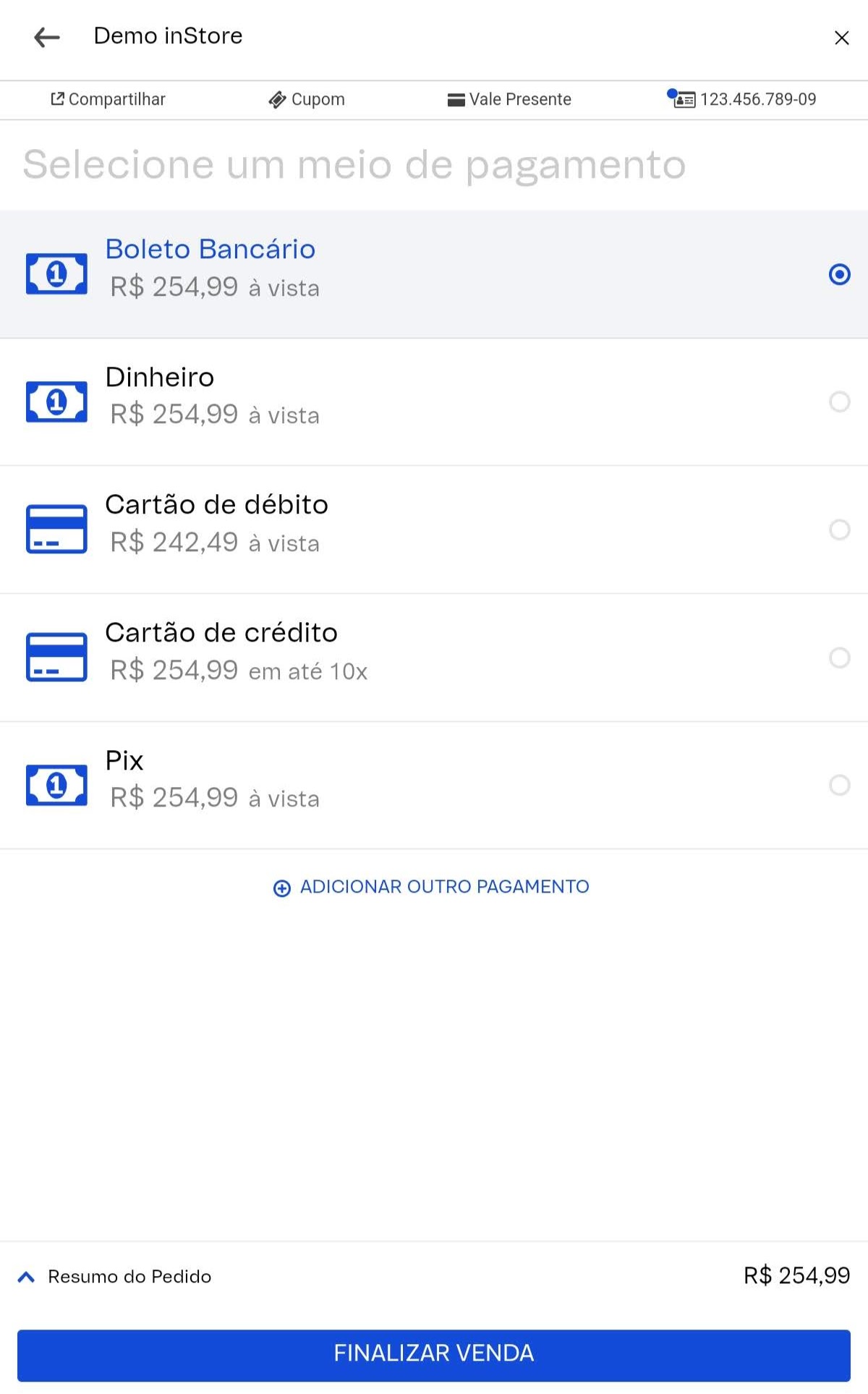 {"base64":" ","img":{"width":1200,"height":1927,"type":"jpg","mime":"image/jpeg","wUnits":"px","hUnits":"px","orientation":1,"length":137029,"url":"https://raw.githubusercontent.com/vtexdocs/help-center-content/refs/heads/main/docs/pt/tracks/omnichannel/instore-usando-o-app/pagamento_6.jpg"}}