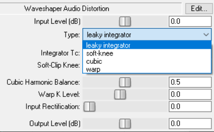 Algorithm Drop-down Selector