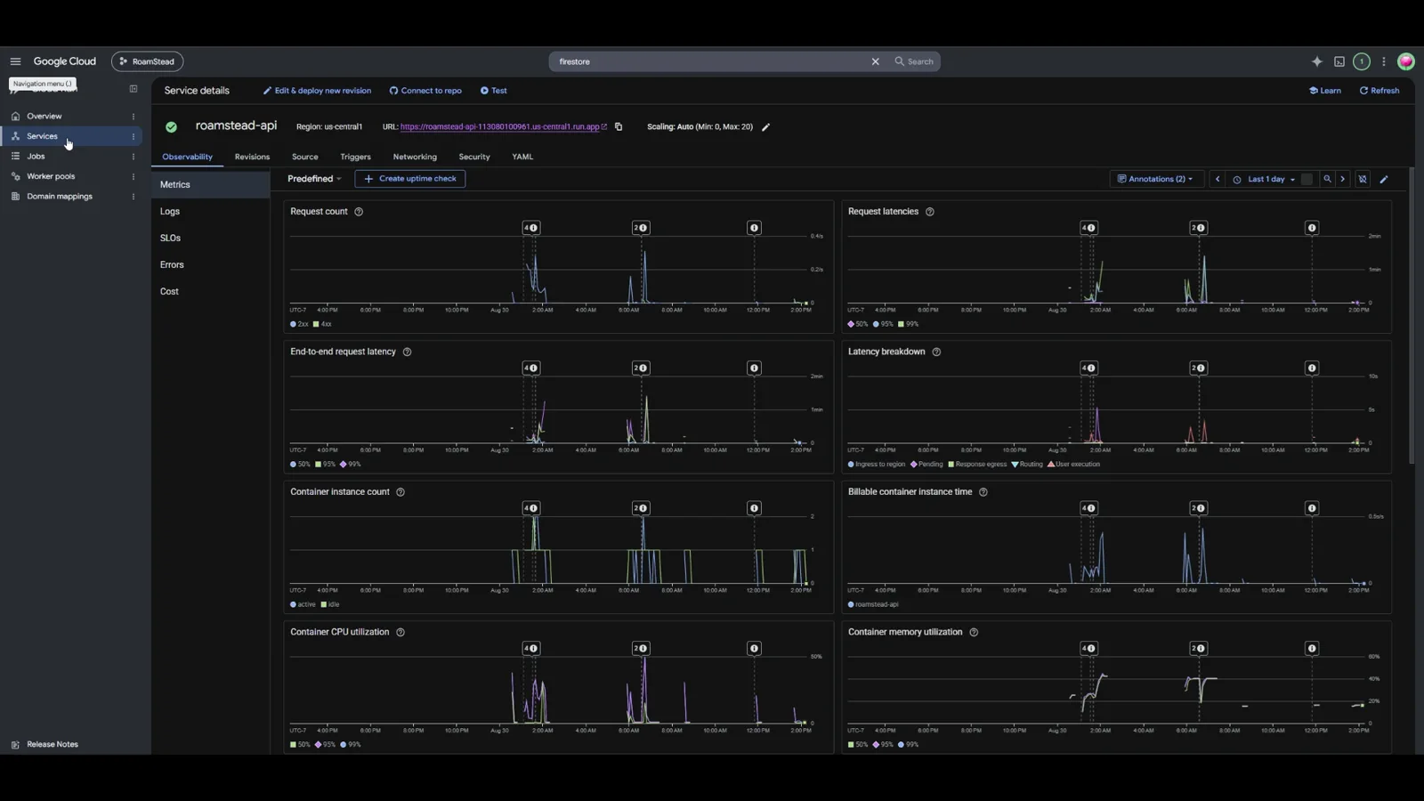 Cloud Run production observability