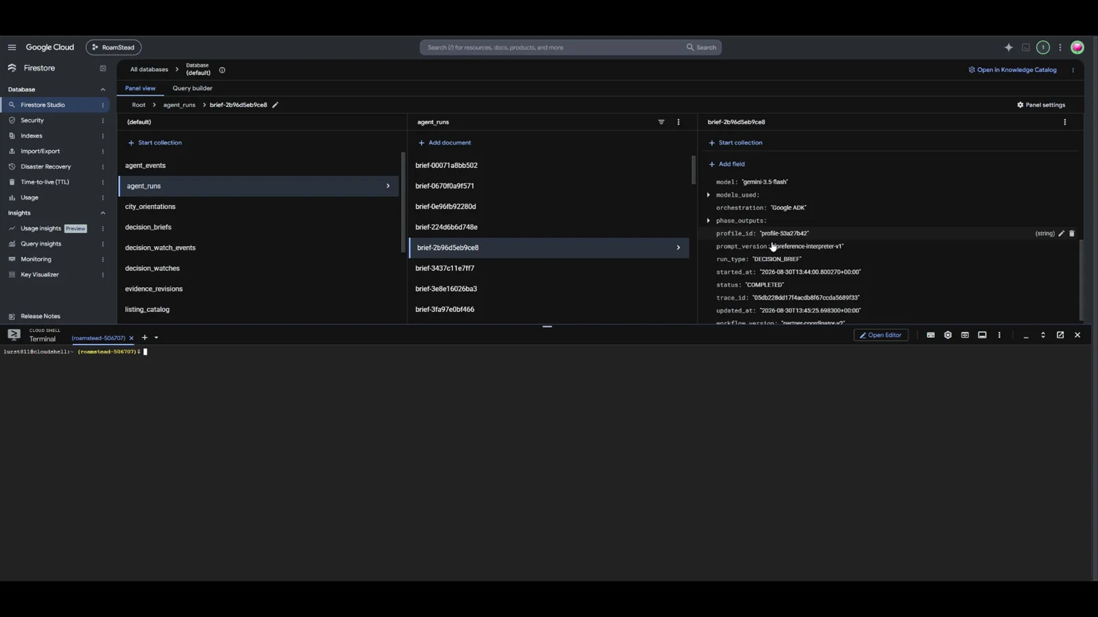 Firestore persistence