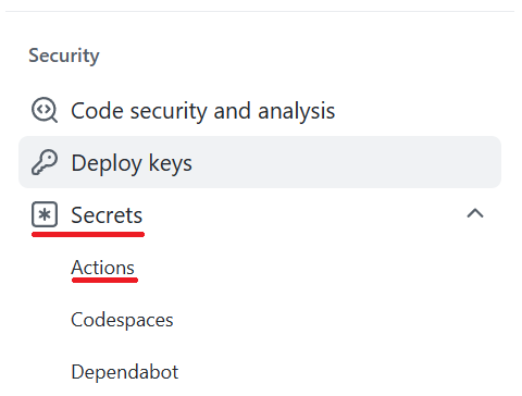 GitHub Secrets