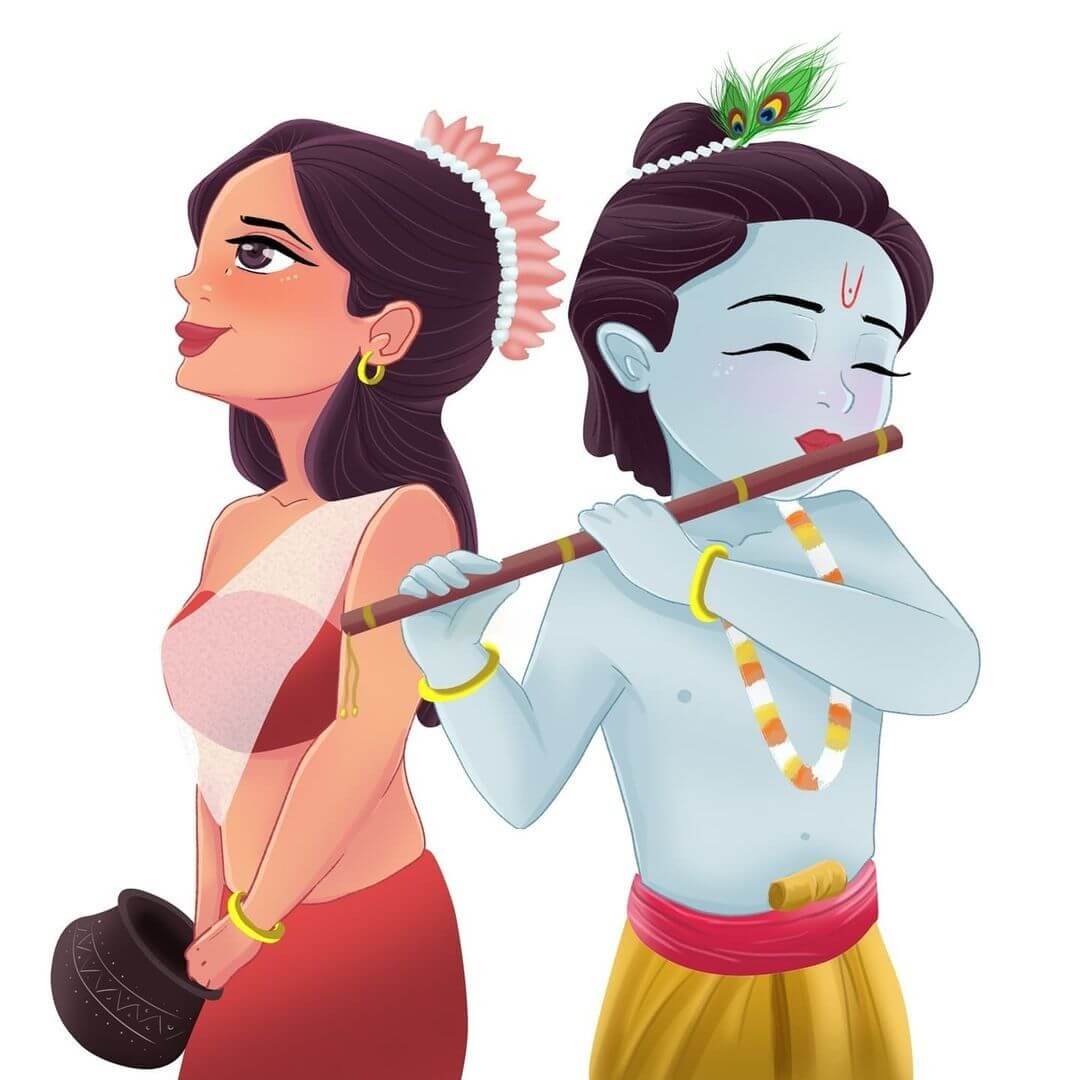 Radha Krishna 圣像