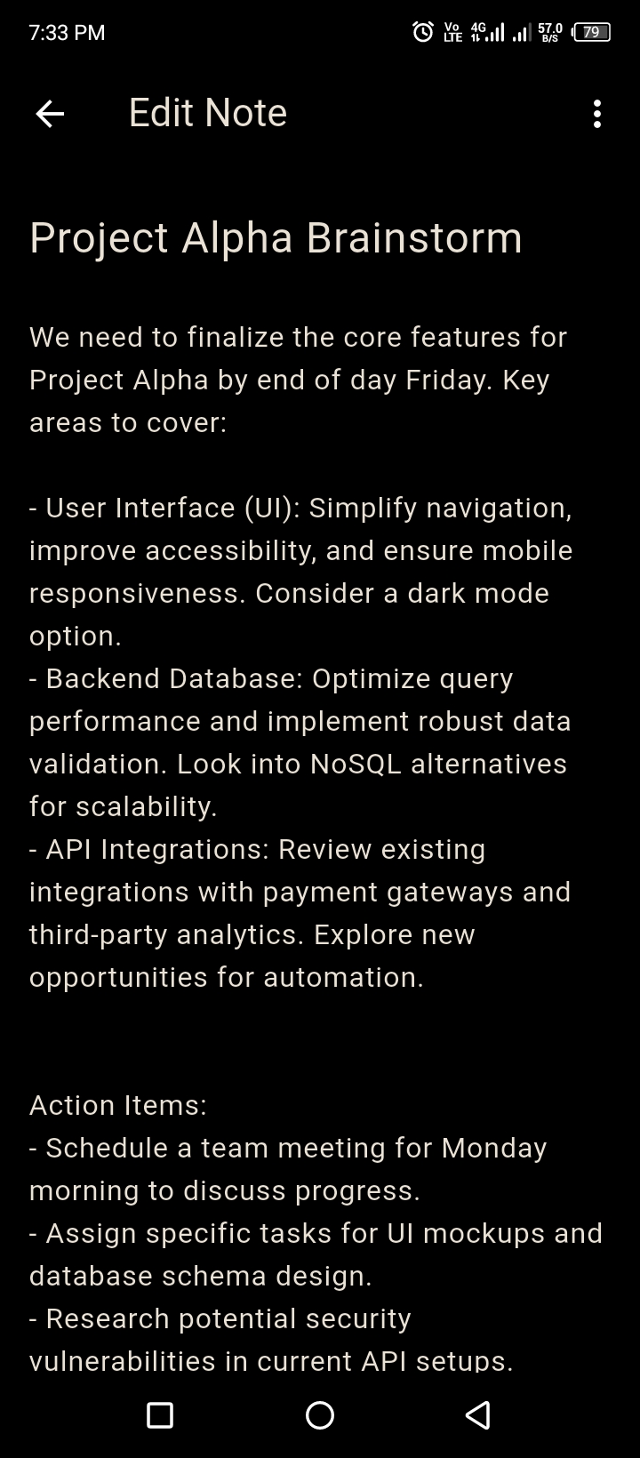 Editor Dark Mode