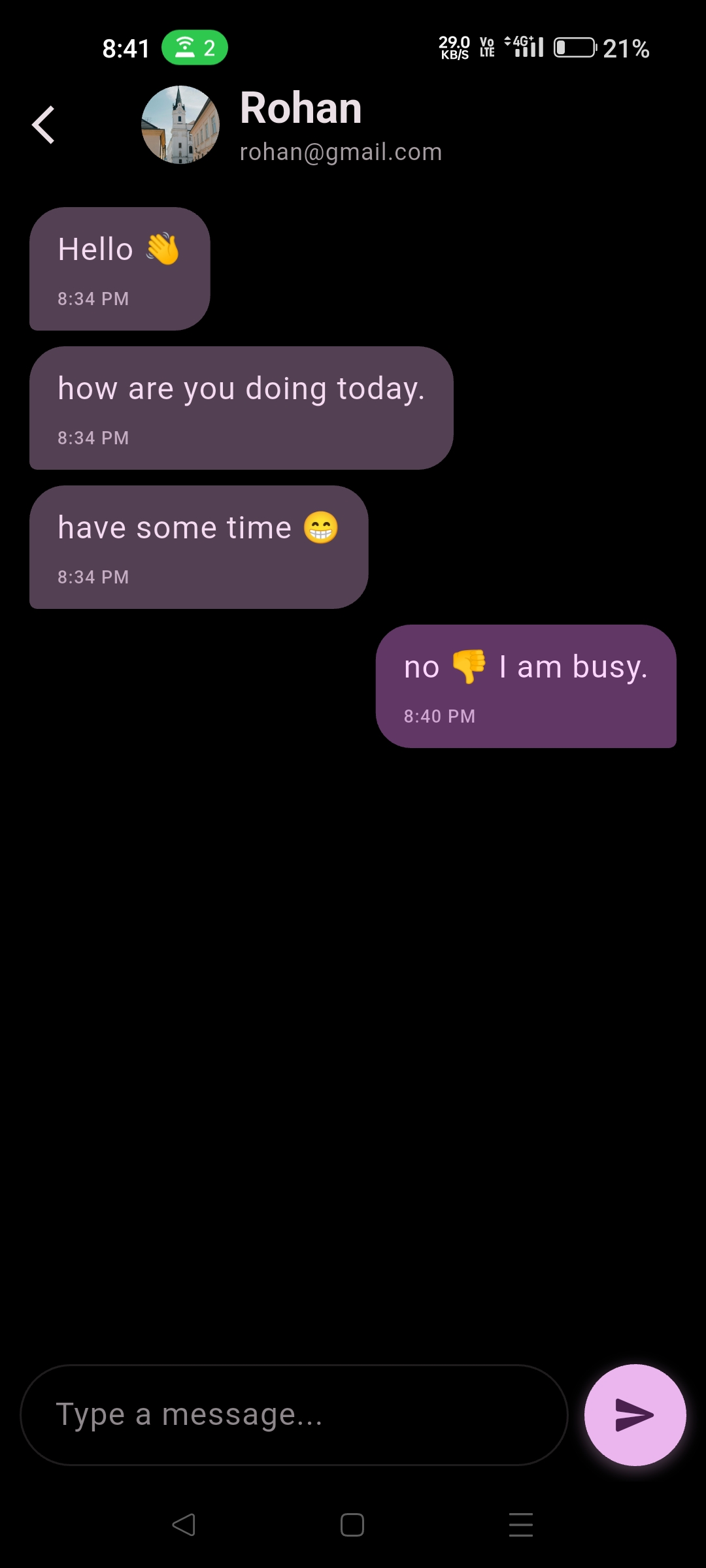 Chat Interface