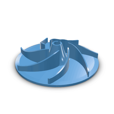 Centrifugal impeller turntable