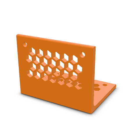 Honeycomb bracket turntable