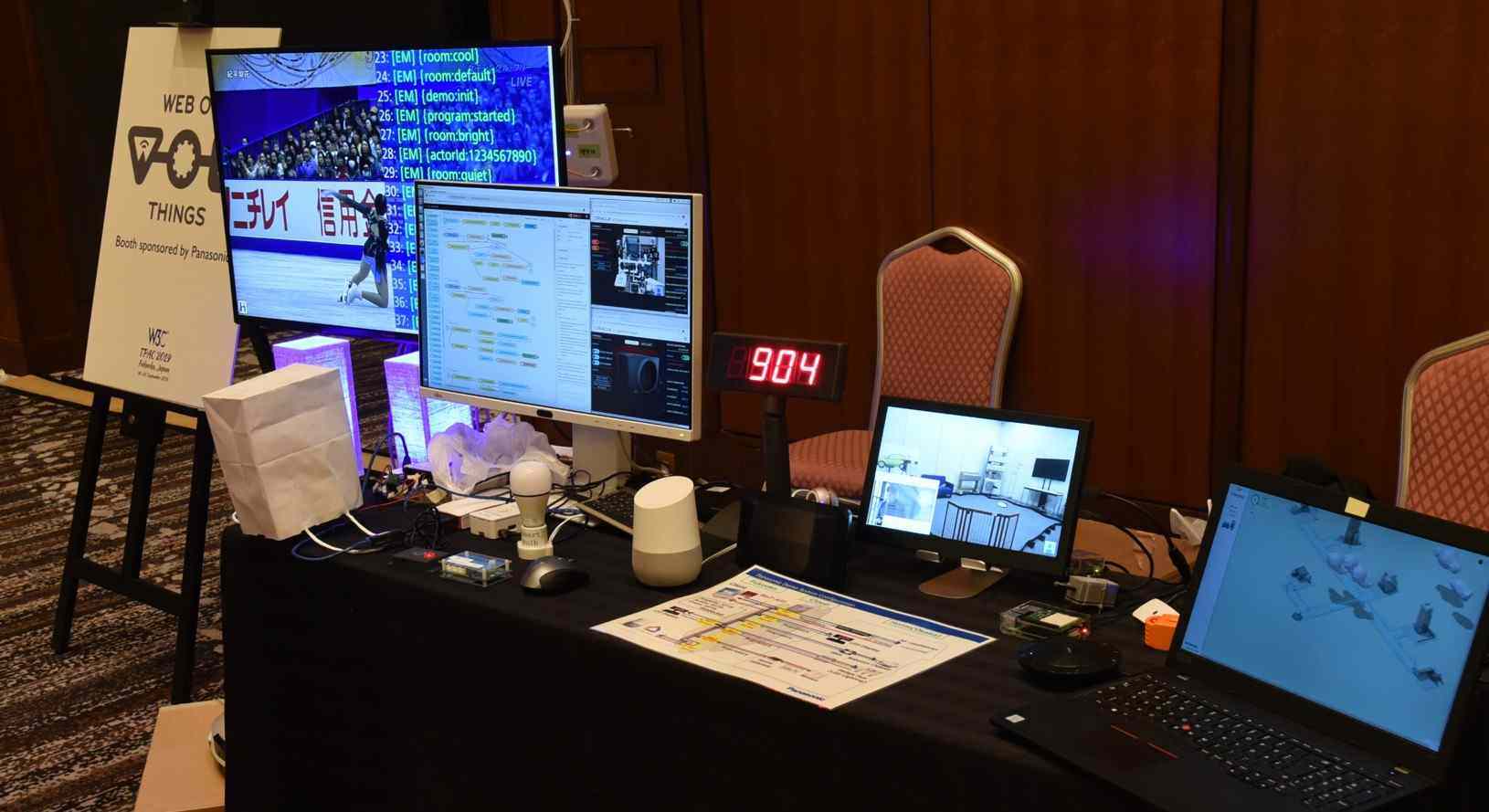 WoT demo equipment at TPAC2019