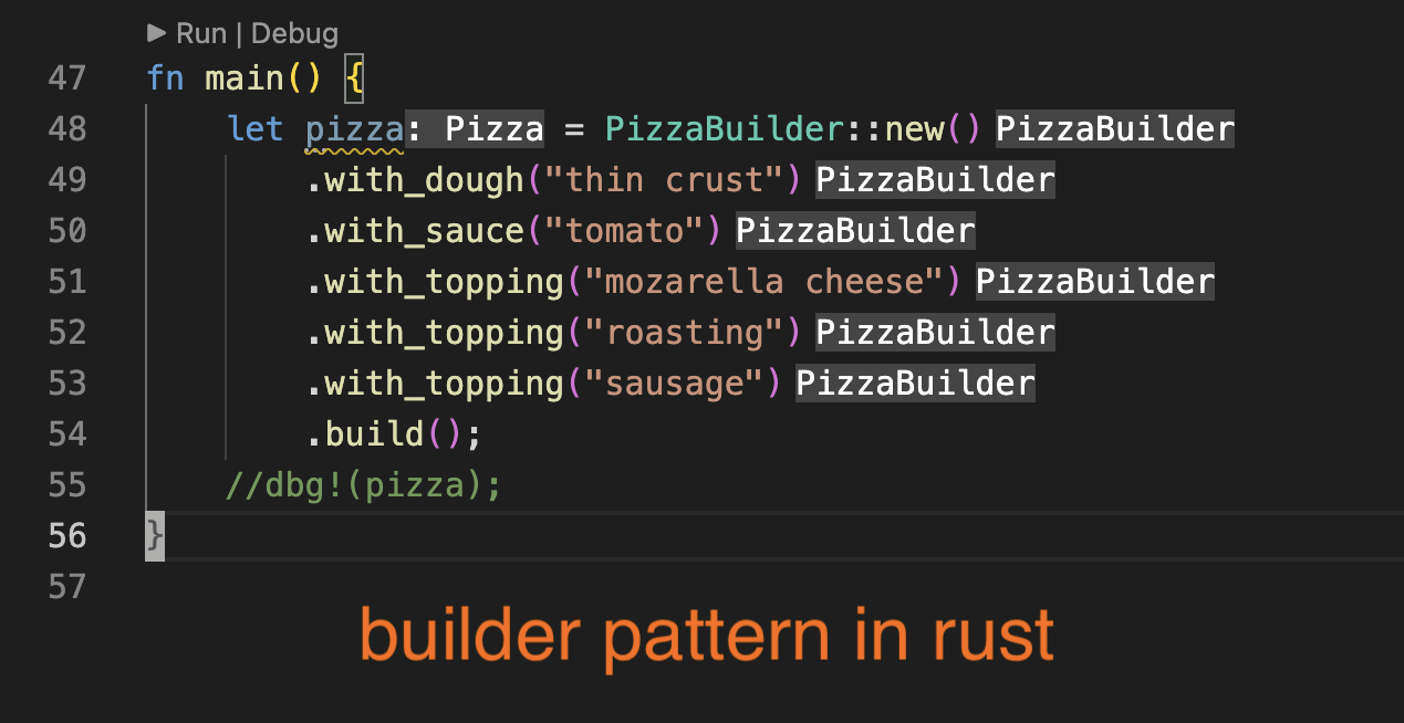 builder pattern