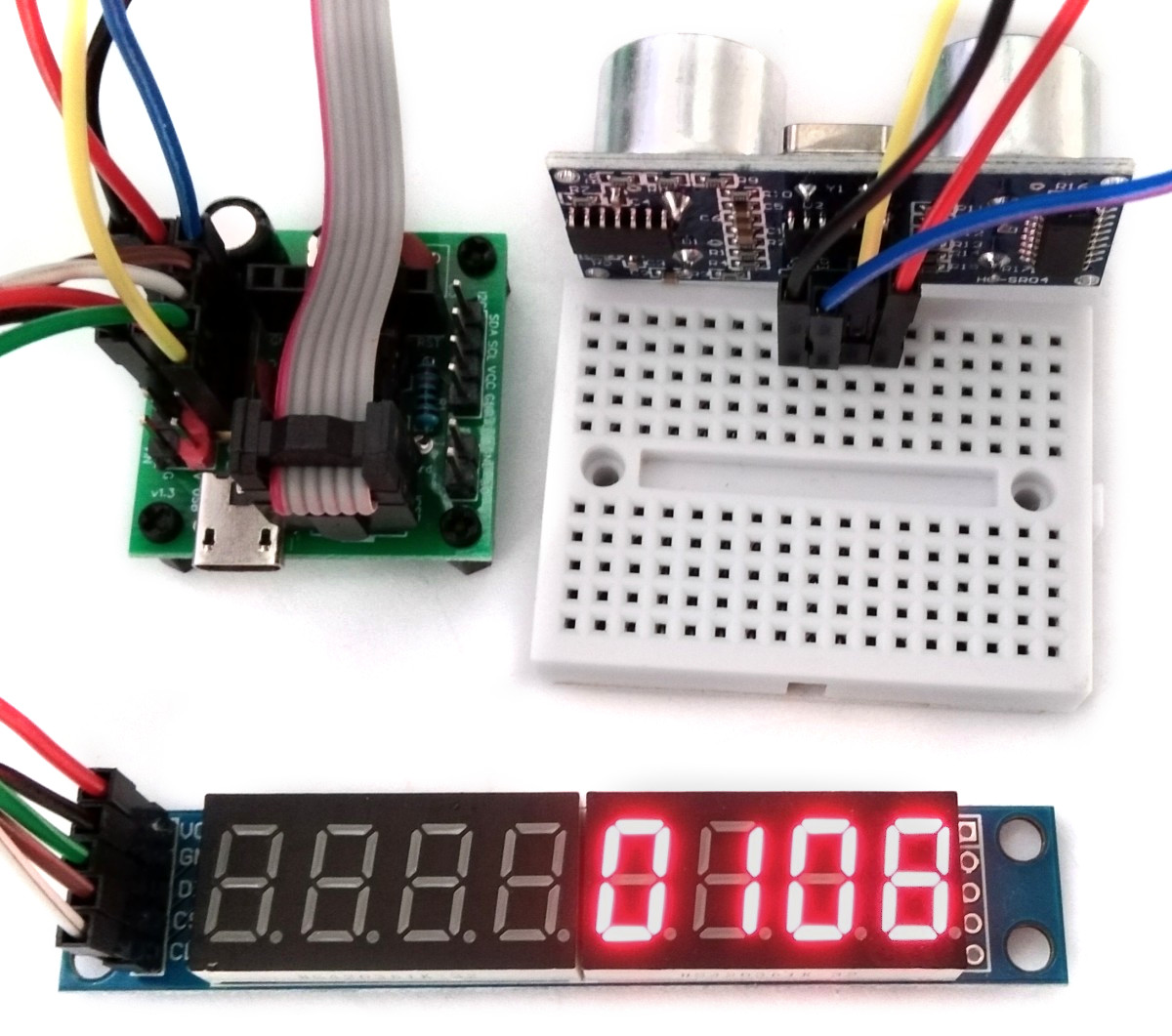 Github - Wagiminator Attiny13-tinysonar: Ultrasonic Range Finder