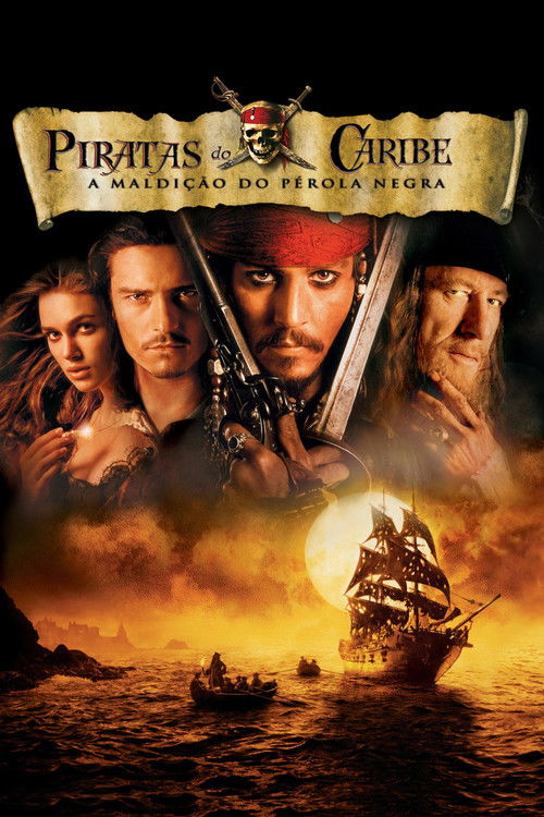 Capa de Piratas do Caribe: A Maldição do Pérola Negra