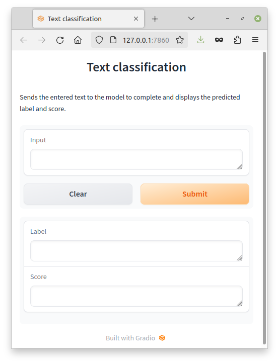 Screenshot text classification