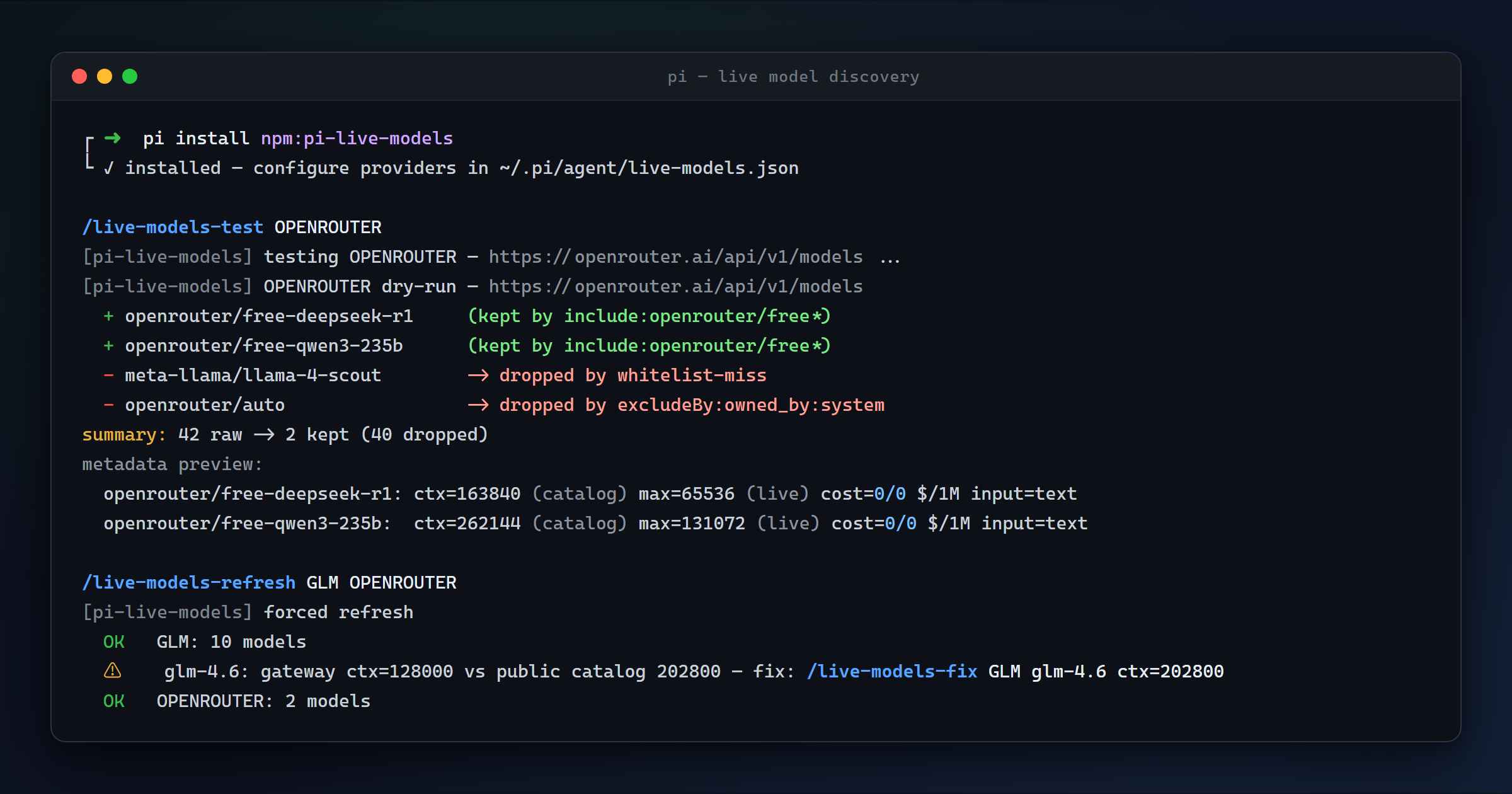 pi-live-models screenshot 1