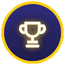Animated trophy badge