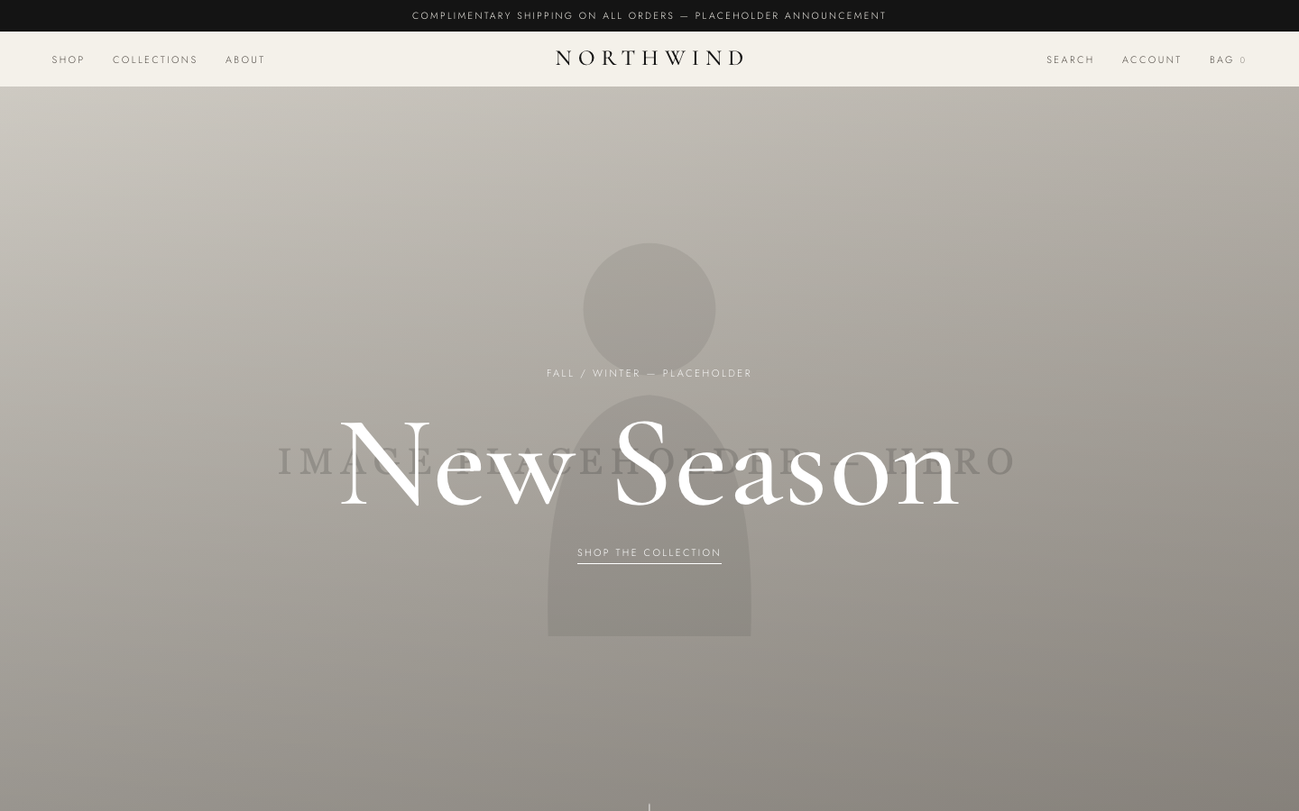 fashion-store-template 网站模板截图