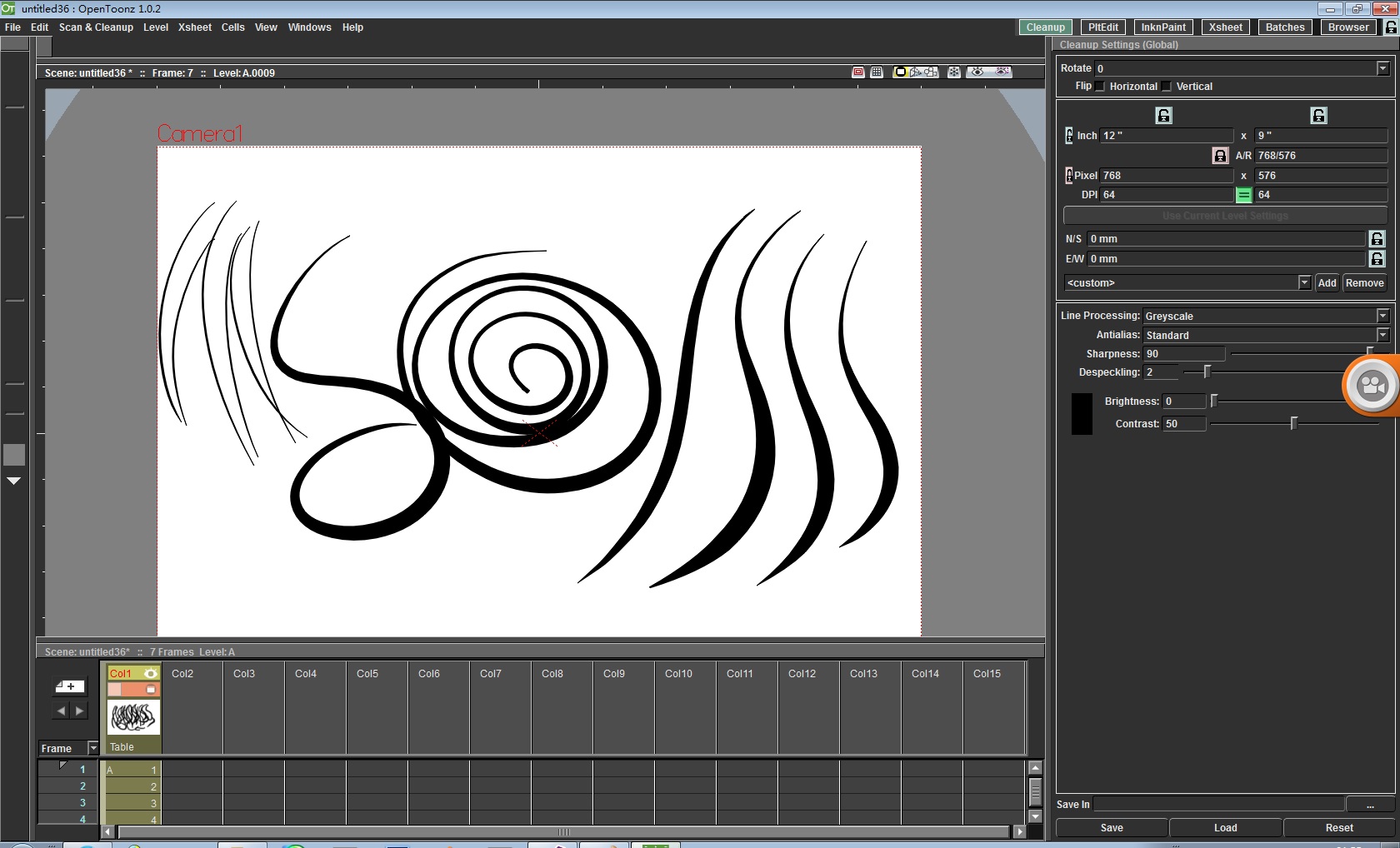 toon boom harmony brush smoothing