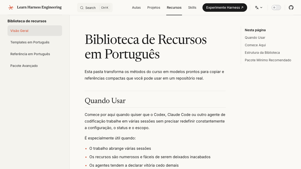 Prévia da biblioteca de recursos