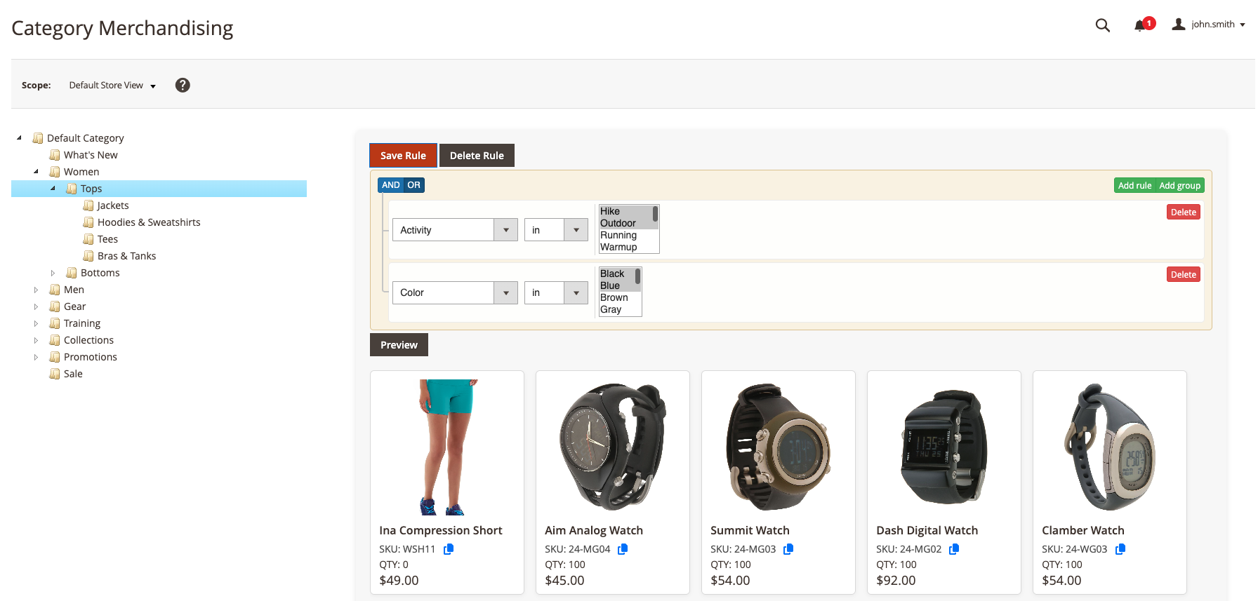 Facet Merchandising