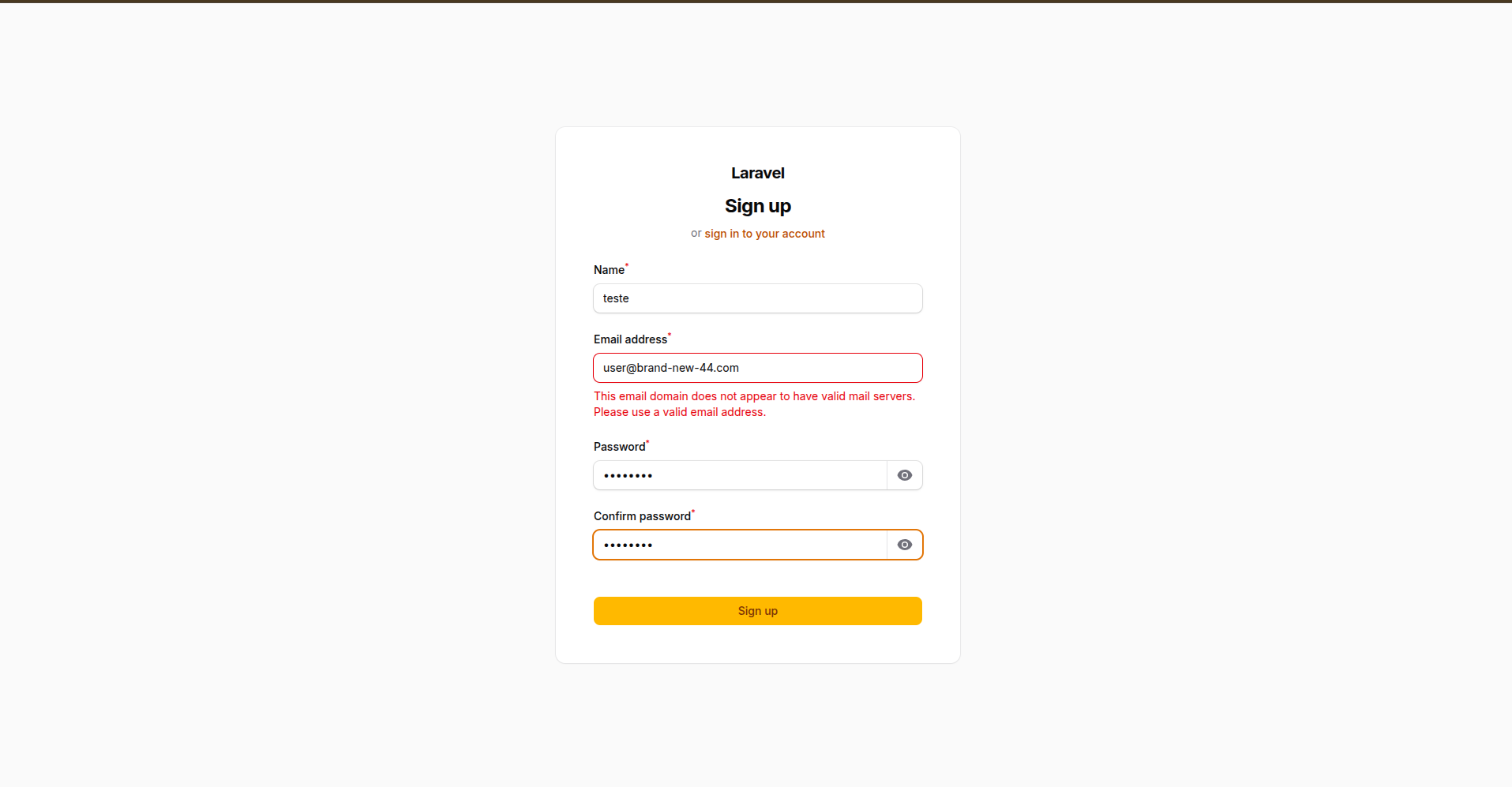 DNS/MX Validation