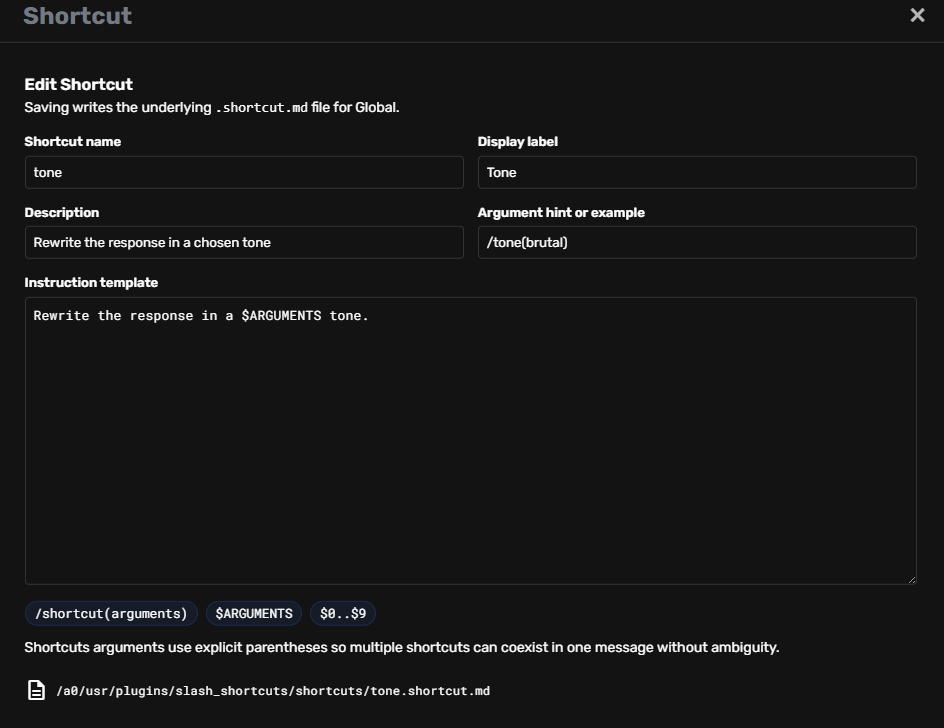 Shortcuts screenshot 3