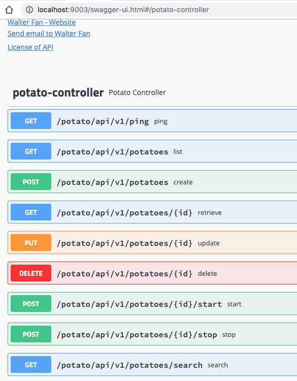 Potato Service API