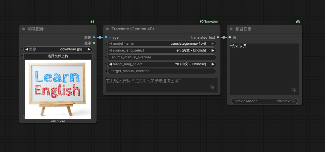 ComfyUI Translate Workflow