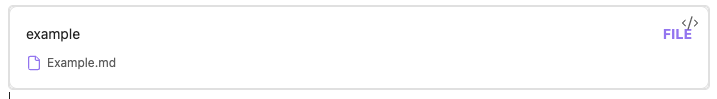 File bookmark example