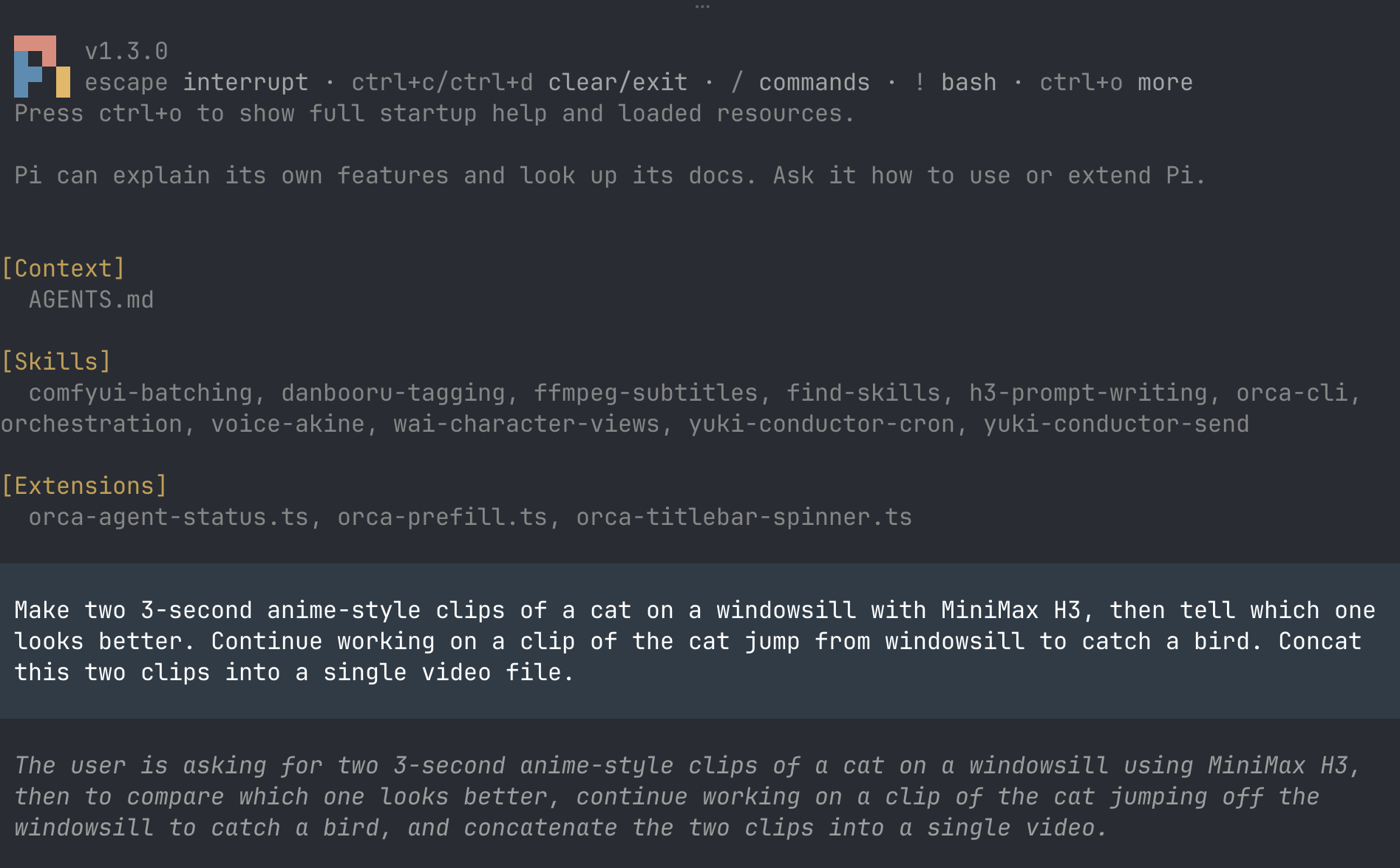 pi: the prompt