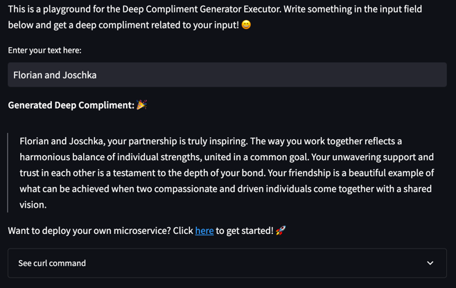 Compliment Generator