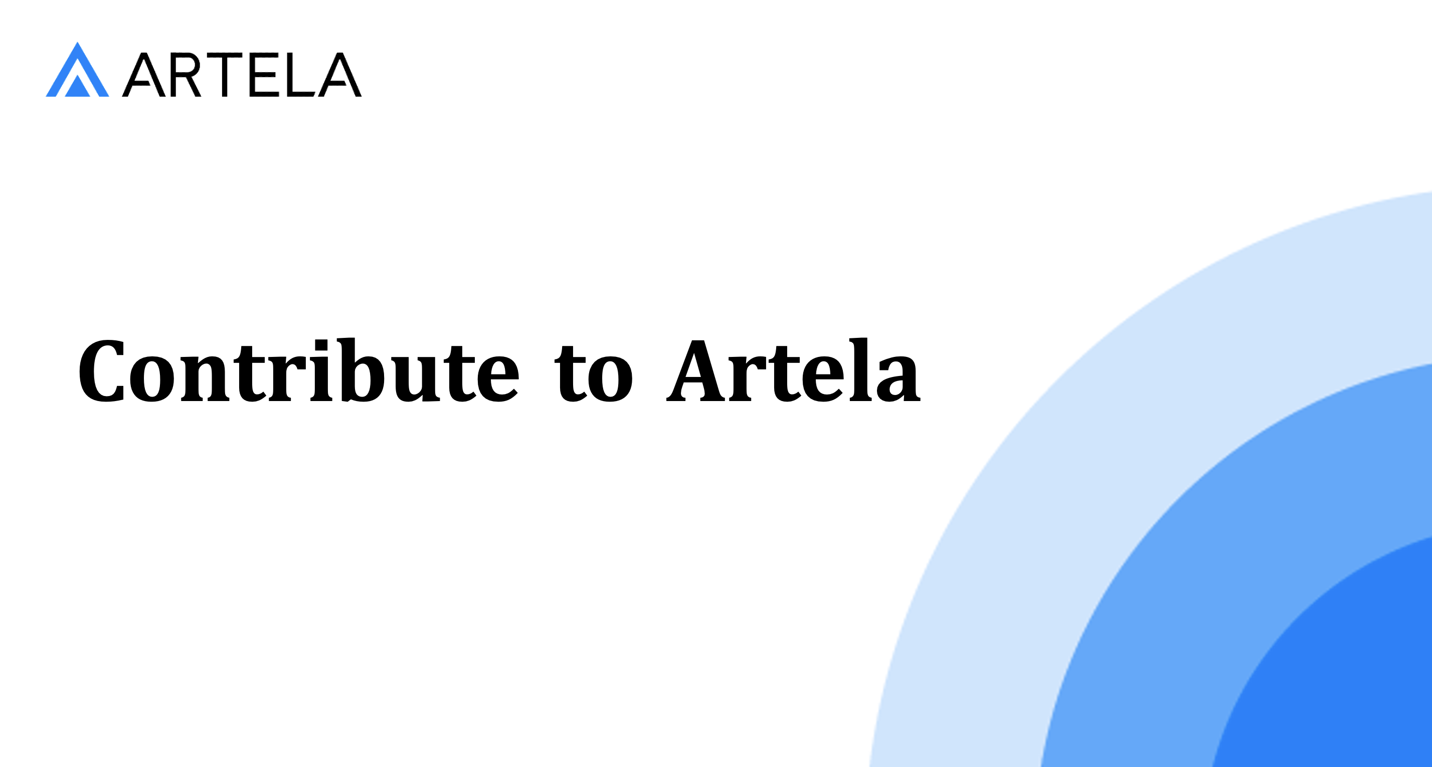 Contribute to Artela