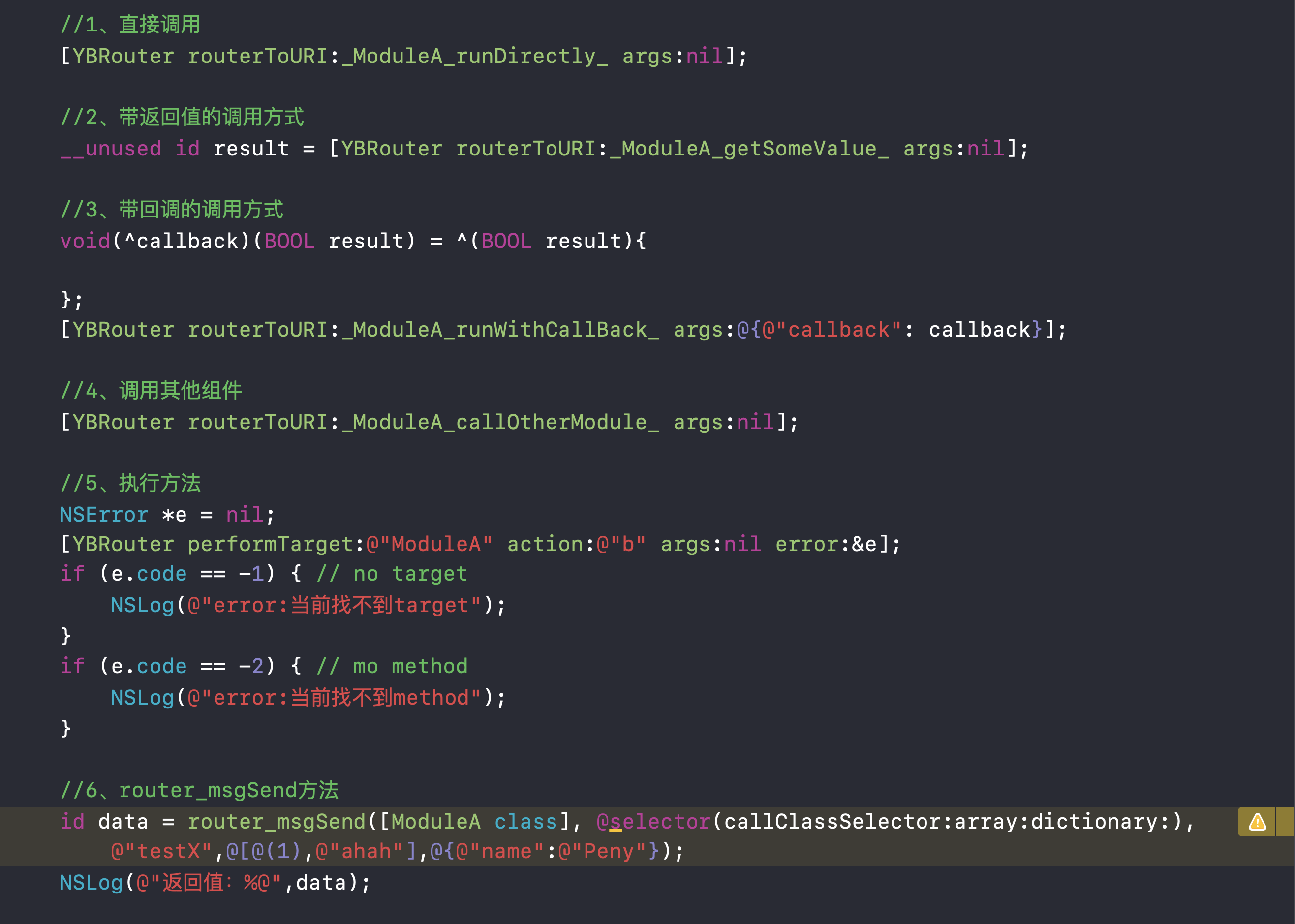 GitHub - wangyingbo/YBRouterDemo: 路由