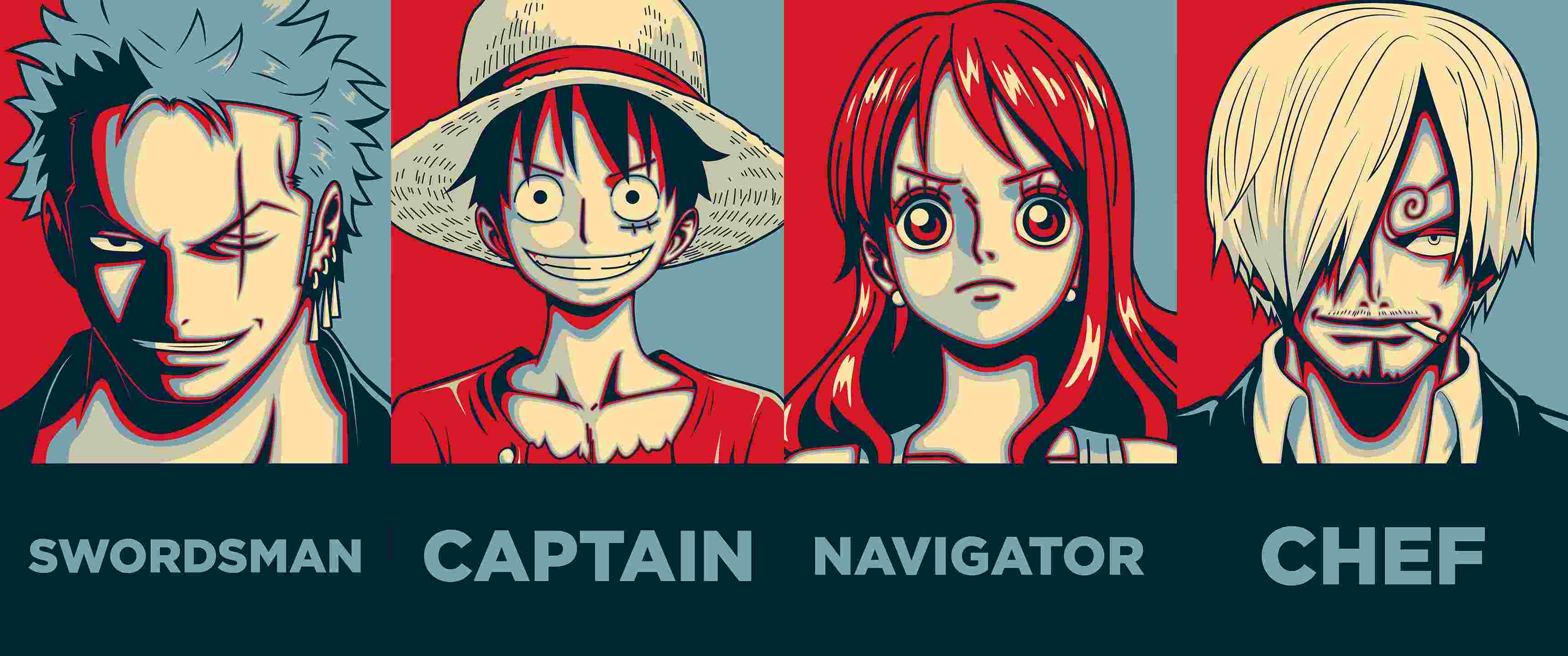 Anime 3440x1440 One Piece anime Monkey D. Luffy Zorro Sanji manga