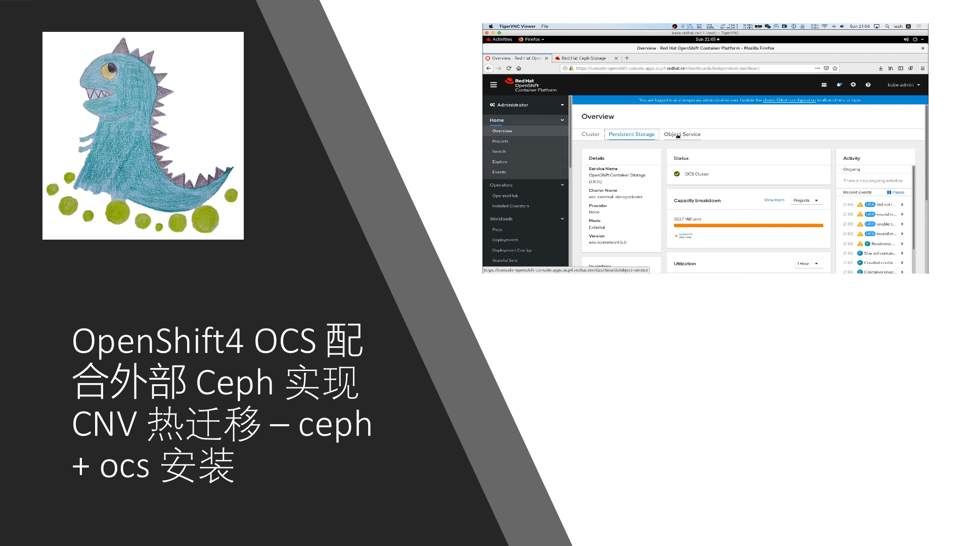 Openshift Install Cnv With Ocs And External Ceph Wandering Star 博客园