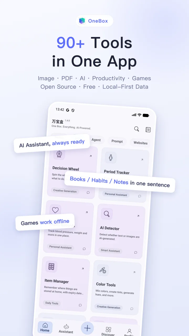 90+ tools in one app