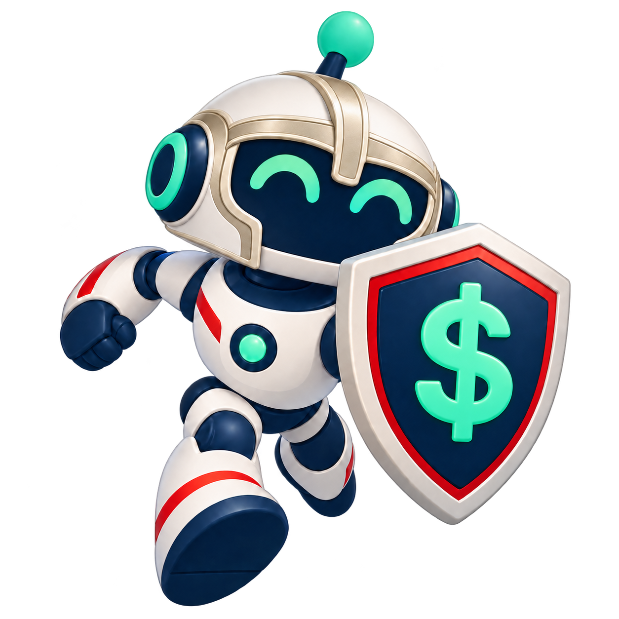 Wardby guardian robot protecting an agent budget